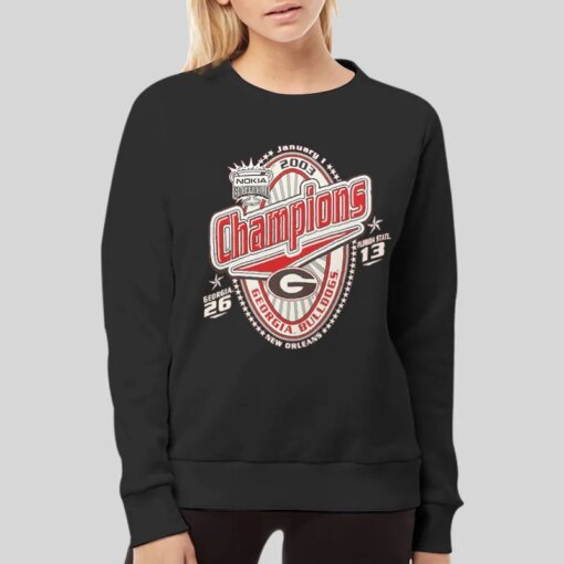 Bulldogs Champions Georgia Sugar Bowl Shirts