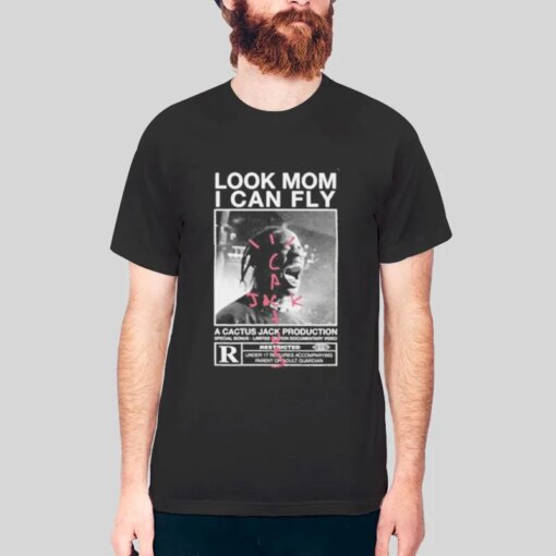 Cactus Jack Look Mom I Can Fly Shirt