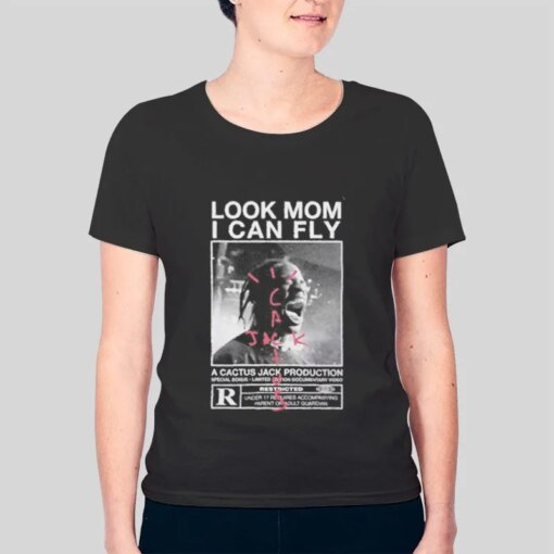 Cactus Jack Look Mom I Can Fly Shirt