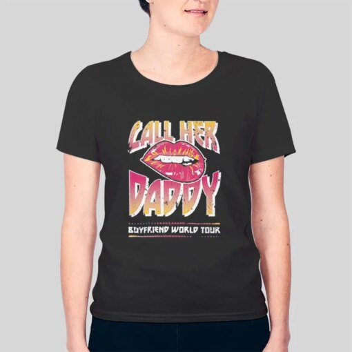 Call Her Daddy Merch World Tour Shirt With Back