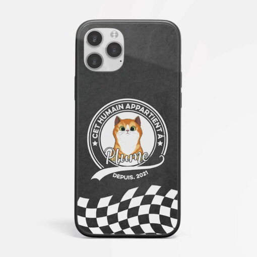 Coque De Telephone Cet Humain Appartient A Chat Personnalisee