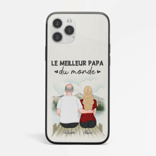 Coque De Telephone Le Meilleur Papa Du Monde Personnalisee