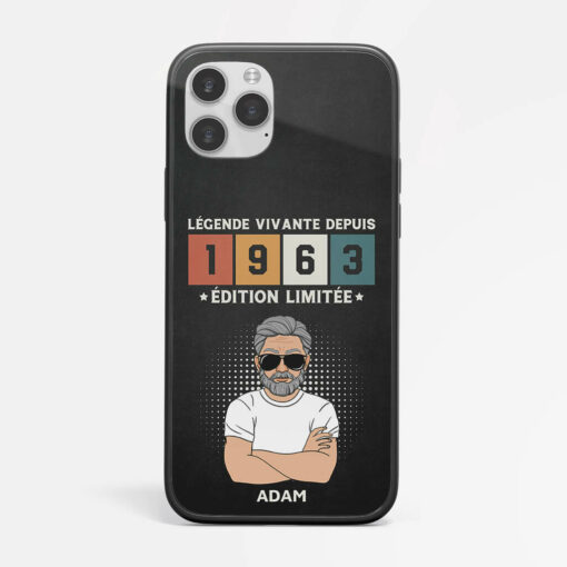 Coque De Telephone Legende Vivante 50eme Anniversaire Edition Limitee Personnalisee iPhone