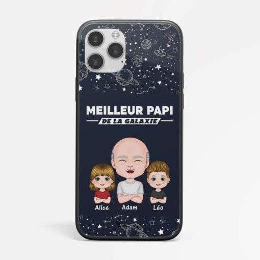 Coque De Telephone Meilleur Papa De La Galaxie Personnalisee