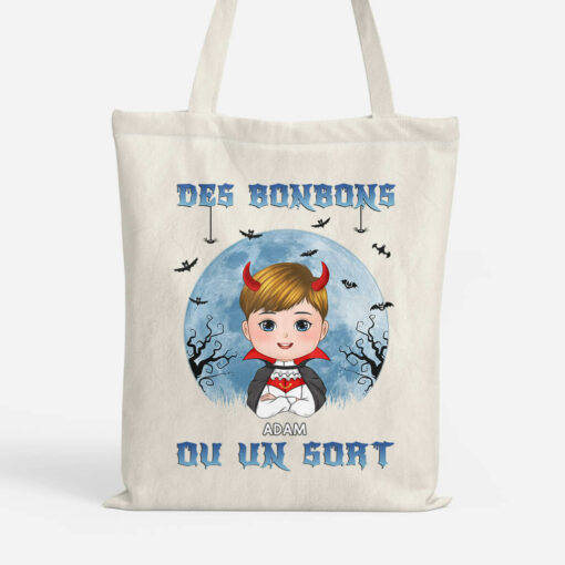 Des Bonbons Ou Un Sort – Cadeau Personnalise  T-shirt pour Halloween