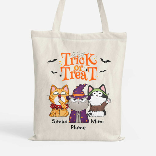 Des Bonbons Ou Un Sort – Cadeau Personnalise  Tote Bag pour Halloween