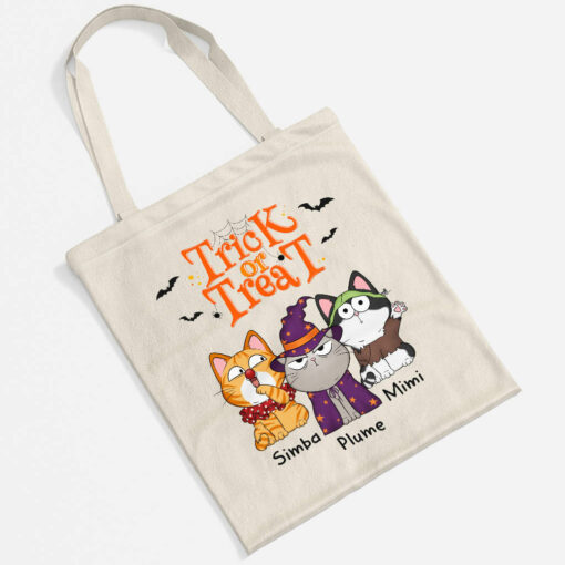 Des Bonbons Ou Un Sort – Cadeau Personnalise  Tote Bag pour Halloween