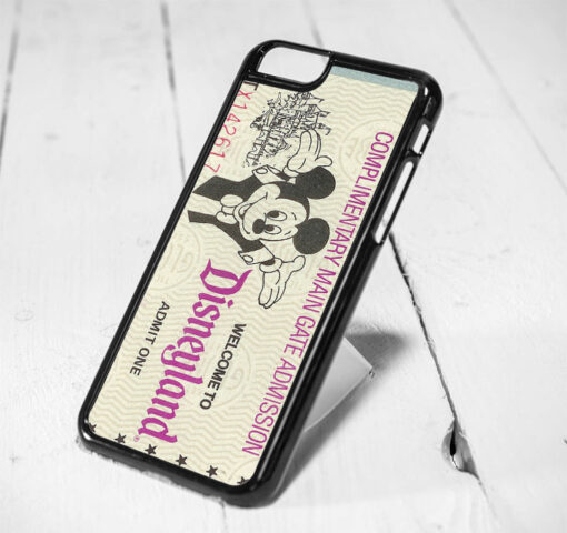 Disneyland Mickey Mouse Ticket Protective iPhone 6 Case, iPhone 5s Case, iPhone 5c Case, Samsung S6 Case, and Samsung S5 Case