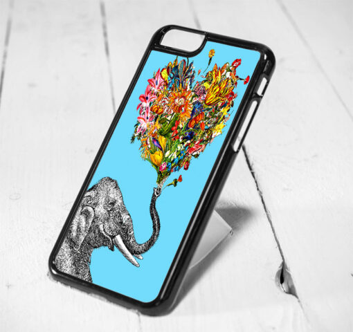 Elephant Love Tribal Art Protective iPhone 6 Case, iPhone 5s Case, iPhone 5c Case, Samsung S6 Case, and Samsung S5 Case