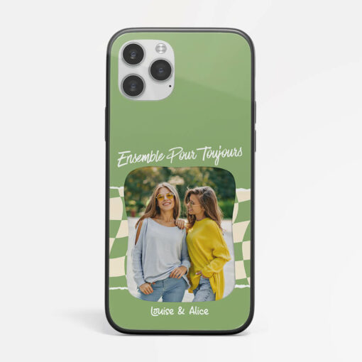 Ensemble Pour Toujours – Cadeau Personnalise  Coque de Telephone pour Meilleure Amie