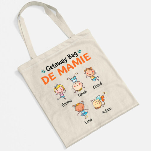 Getaway Bag De Maman – Cadeau Personnalise  Tote Bag pour Maman