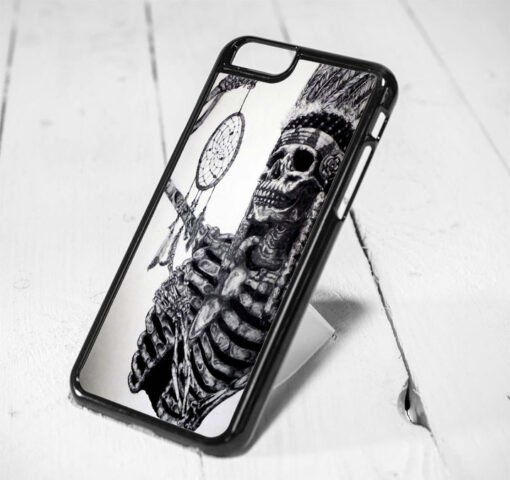 Indian Skull Dreamcatcher Protective iPhone 6 Case, iPhone 5s Case, iPhone 5c Case, Samsung S6 Case, and Samsung S5 Case