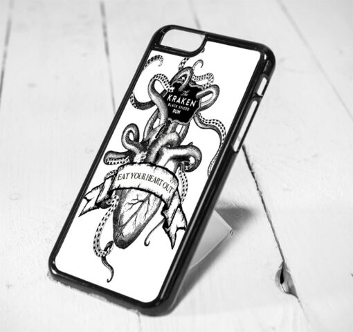 Kraken Eat Your Heart Protective iPhone 6 Case, iPhone 5s Case, iPhone 5c Case, Samsung S6 Case, and Samsung S5 Case