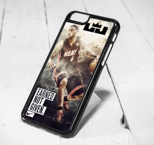 Lebron James Basketball Protective iPhone 6 Case, iPhone 5s Case, iPhone 5c Case, Samsung S6 Case, and Samsung S5 Case