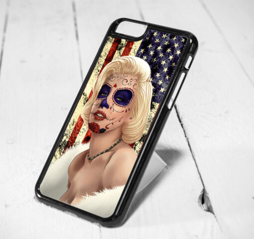 Marilyn Monroe Day of The Dead iPhone 6 Case, iPhone 5s Case, iPhone 5c Case, Samsung S6 Case, and Samsung S5 Case