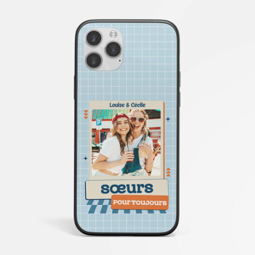 Meilleures Amies Pour Toujours Photo – Cadeau Personnalise  Coque de Telephone pour Meilleure Amie