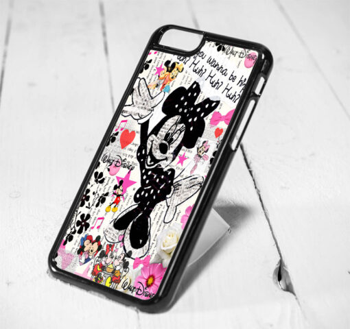 Minnie Mouse Vintage Protective iPhone 6 Case, iPhone 5s Case, iPhone 5c Case, Samsung S6 Case, and Samsung S5 Case