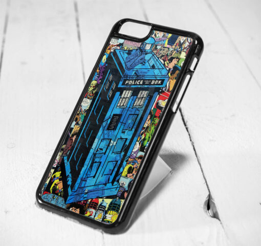 Police Box Who Comic Style iPhone 6 Case iPhone 5s Case iPhone 5c Case Samsung S6 Case and Samsung S5 Case