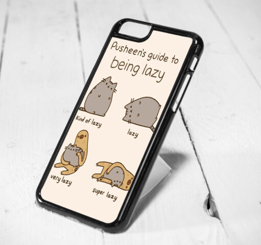 Pusheen Guide To Being Lazy Protective iPhone 6 Case, iPhone 5s Case, iPhone 5c Case, Samsung S6 Case, and Samsung S5 Case