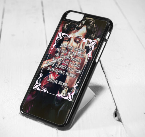 Sherlock Holmes Violin Quotes iPhone 6 Case iPhone 5s Case iPhone 5c Case Samsung S6 Case and Samsung S5 Case