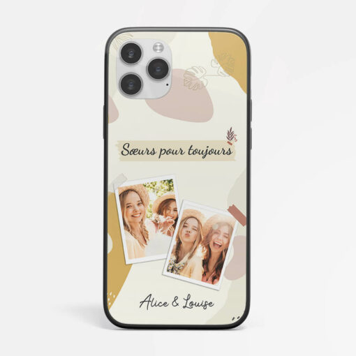 Sœurs Pour Toujours Photos – Cadeau Personnalise  Coque de Telephone pour Meilleure Amie