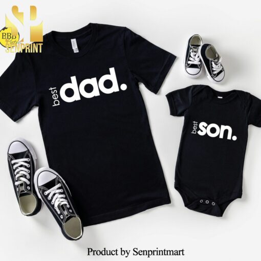 Best Dad And Best Son Fathers Day Shirt