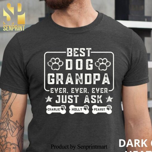 Best Dog Grandpa Ever Fathers Day Gift for Grandpaw Shirt