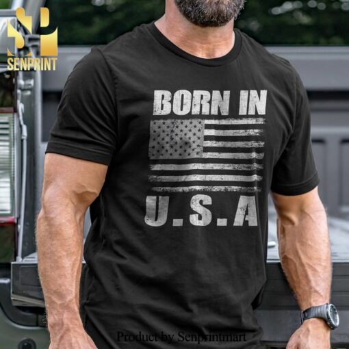 Born in the USA Military Unisex Shirt