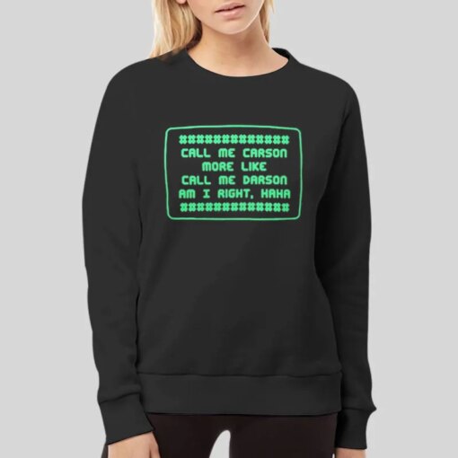 Call Me Carson Skydoesminecraft Merch Shirt