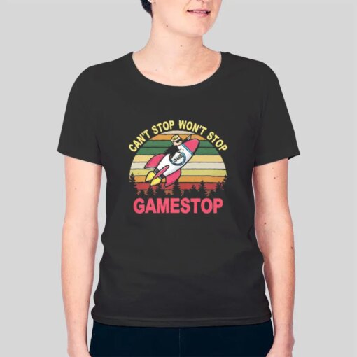 Cant Stop Wont Stop Gamestop T Shirts