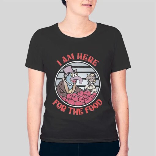 Carol Rizzo Rat I Am Here For The Food Shirt