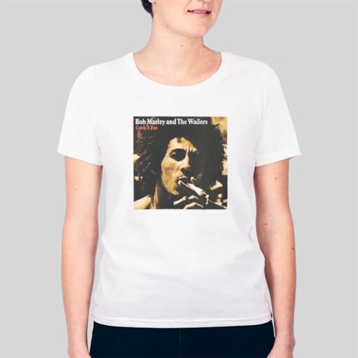 Catch A Fire Album Bob Marley Smoking T Shirt