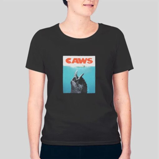 Caws Crow Jaws Poster Parody Shirt