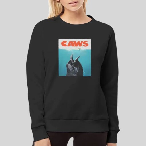 Caws Crow Jaws Poster Parody Shirt