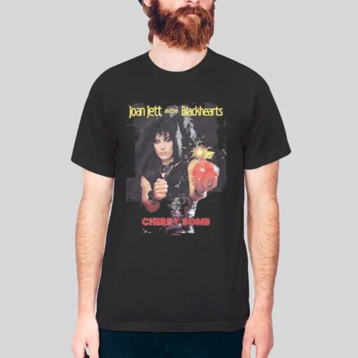 Cherry Bomb Blackhearts Joan Jett Shirt