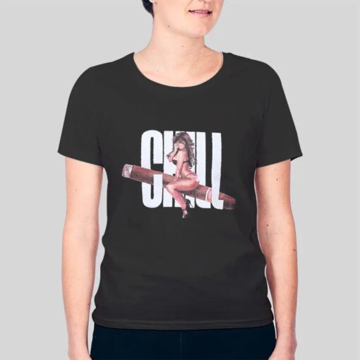 Chill Blunt Sexy Naked Girl Shirt