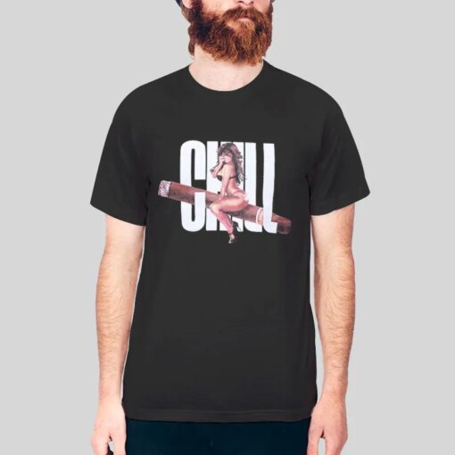 Chill Blunt Sexy Naked Girl Shirt