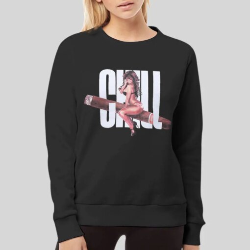 Chill Blunt Sexy Naked Girl Shirt