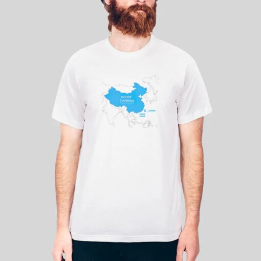 China Map Define West Taiwan Shirt