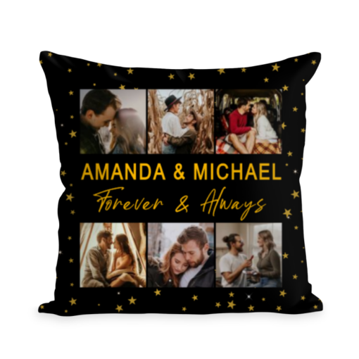 Christmas Gift For Couple, Personalized Pillow, Put Your Photo On A Pillow, Custom Photo Collage Pillow With Insert