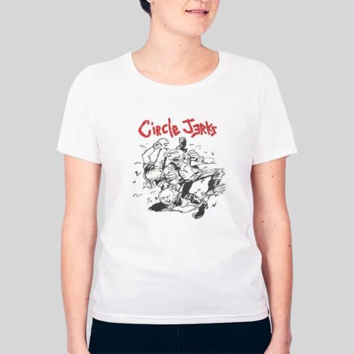 Circle Jerks 80s Vintage Screen Stars T Shirt