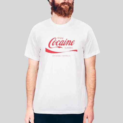 Classic Logo Enjoy Cocaine T Shirt