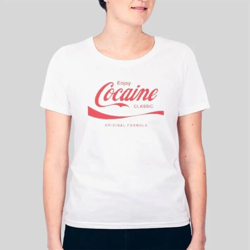 Classic Logo Enjoy Cocaine T Shirt