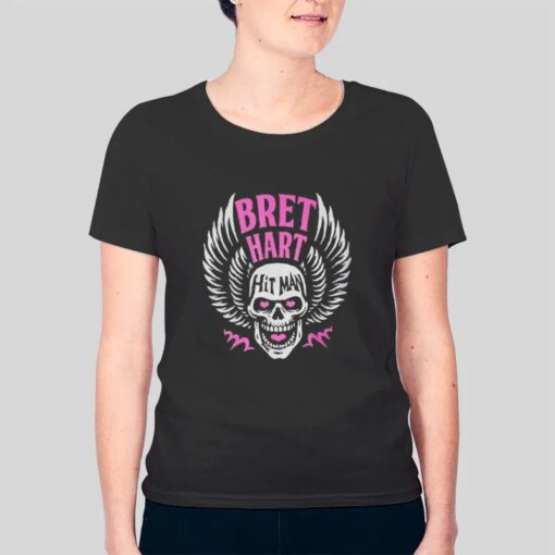 Classic Skull Bret The Hitman Hart T Shirt