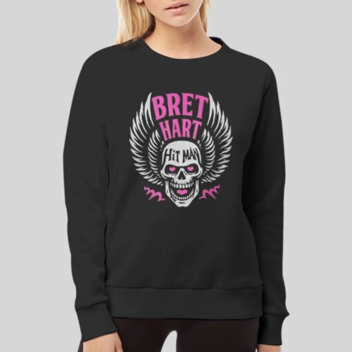 Classic Skull Bret The Hitman Hart T Shirt