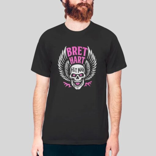 Classic Skull Bret The Hitman Hart T Shirt