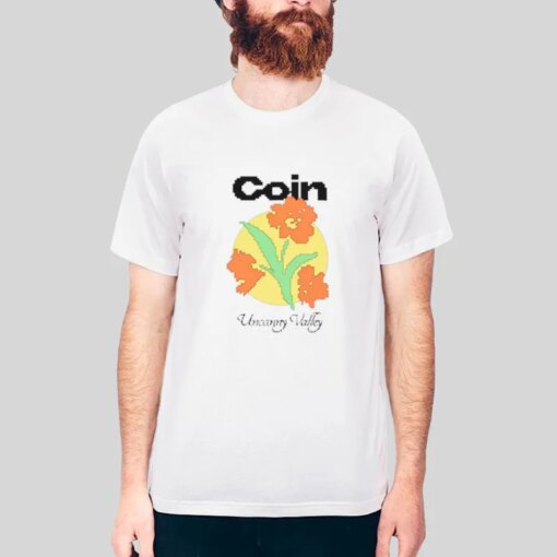 Coin Merch Pixel Flower Shirt