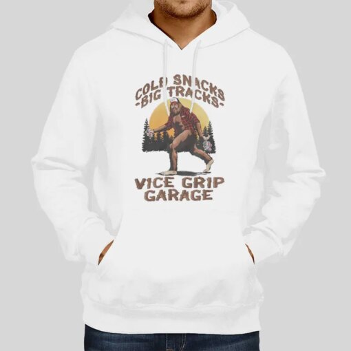 Cold Snack Big Tracks Vice Grip Garage Merch Shirt