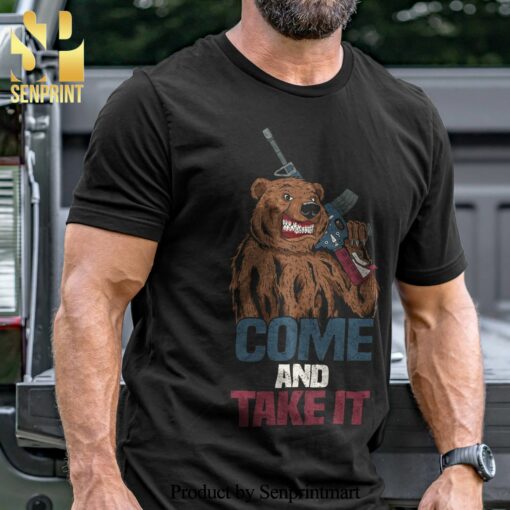 Come and Take It Bear Military Unisex Shirt