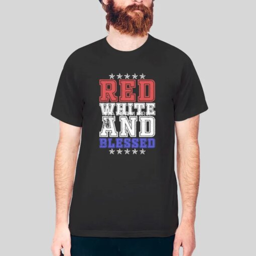 Corinthian’s Corner Red White And Blessed Shirt